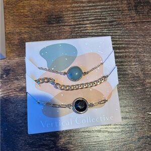 Vertical Collective Alora Layering Bracelet Set